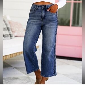 Judy Blue Women's Wide Leg Denim Jeans Size 9/29